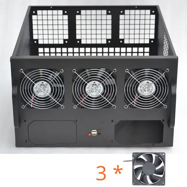 Alie!   xpress Com Buy Dual Atx Psu 6u Gpu Bitcoin Mining Rig Server Case Usb Miner Rig Frame Chassis Cabinet Ethereum Miner Crypto Btc Mmcoin Xmr From - 